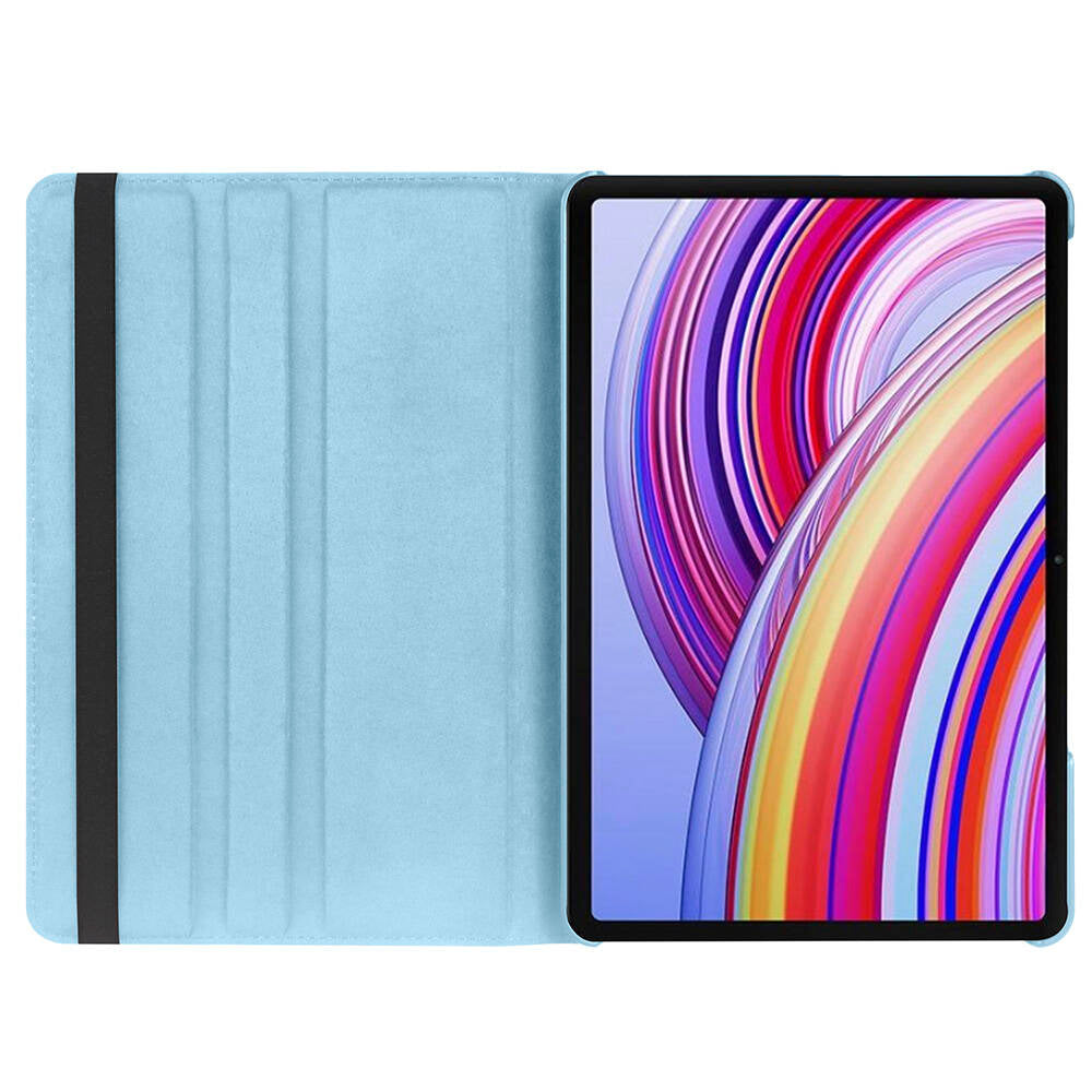 Xiaomi Redmi Pad Pro Zore Dönebilen Standlı Kılıf Lacivert