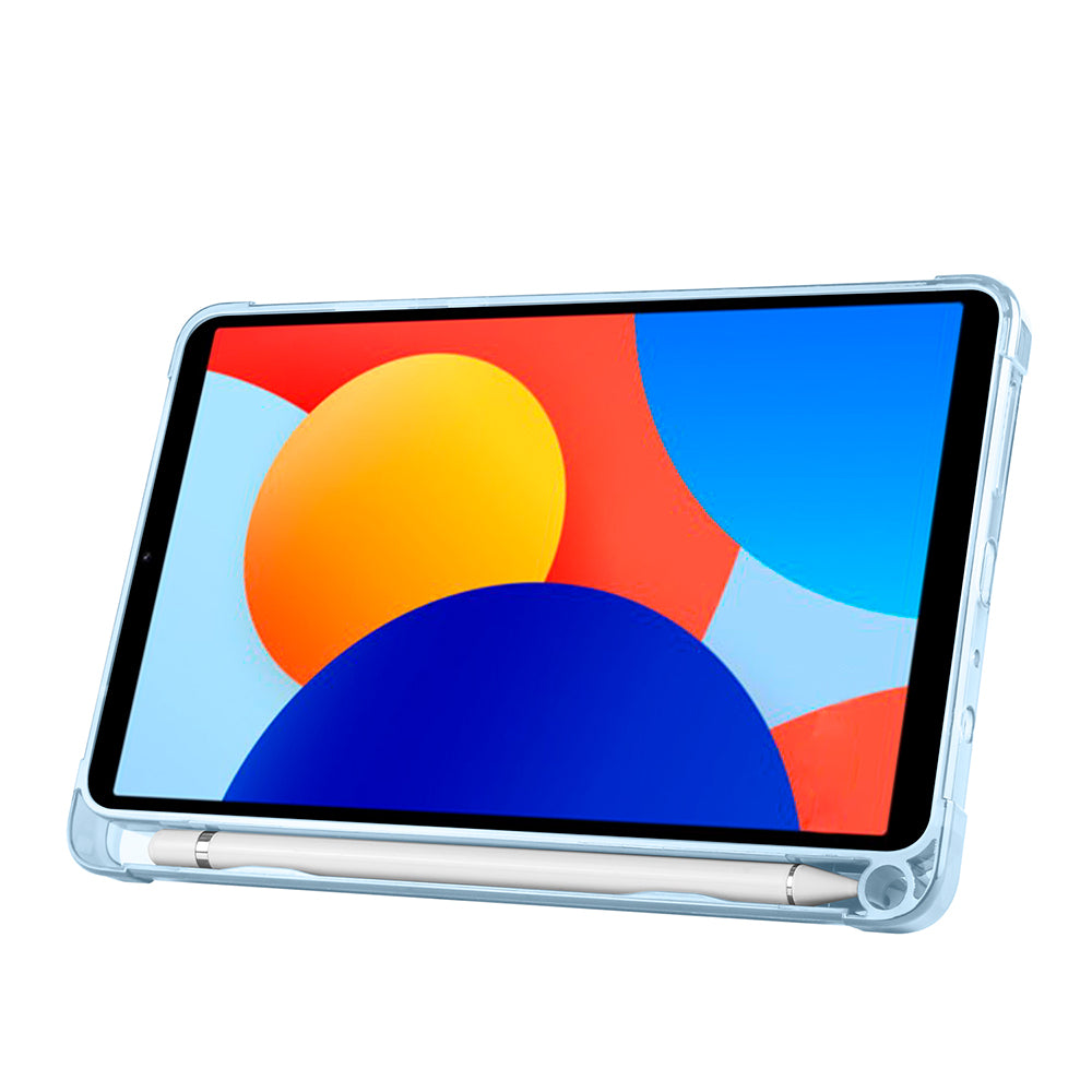 Xiaomi Redmi Pad SE 8.7 Kılıf Zore Tri Folding Kalem Bölmeli Standlı Kılıf Koyu Yeşil