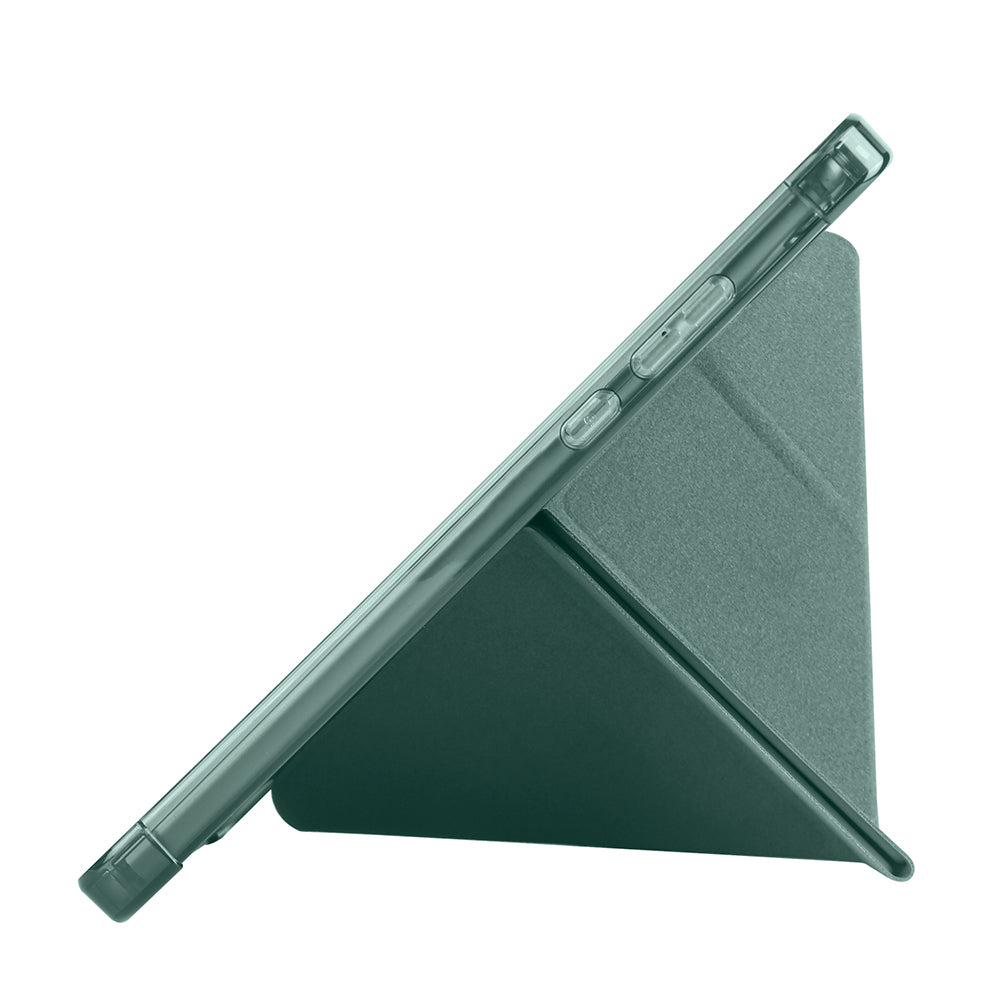 Xiaomi Redmi Pad SE 8.7 Kılıf Zore Tri Folding Kalem Bölmeli Standlı Kılıf Mavi