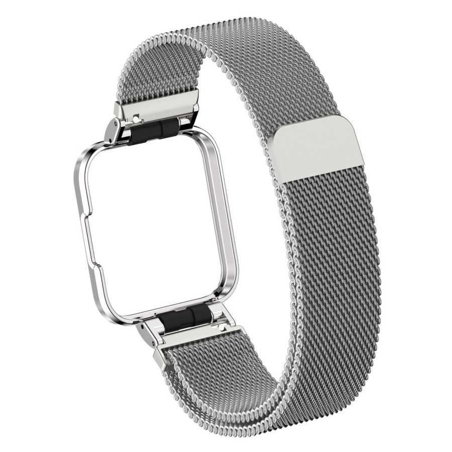 Xiaomi Redmi Watch (Mi Watch Lite) Zore KRD-58 Metal Kordon Rose Gold