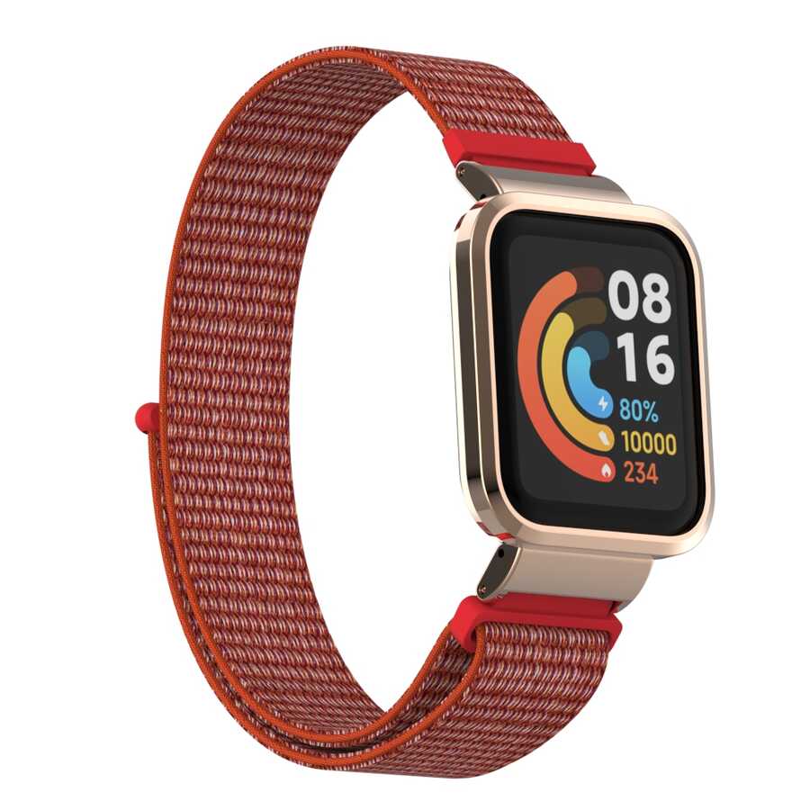 Xiaomi Redmi Watch (Mi Watch Lite) Zore KRD-61 Hasır Kordon NO18