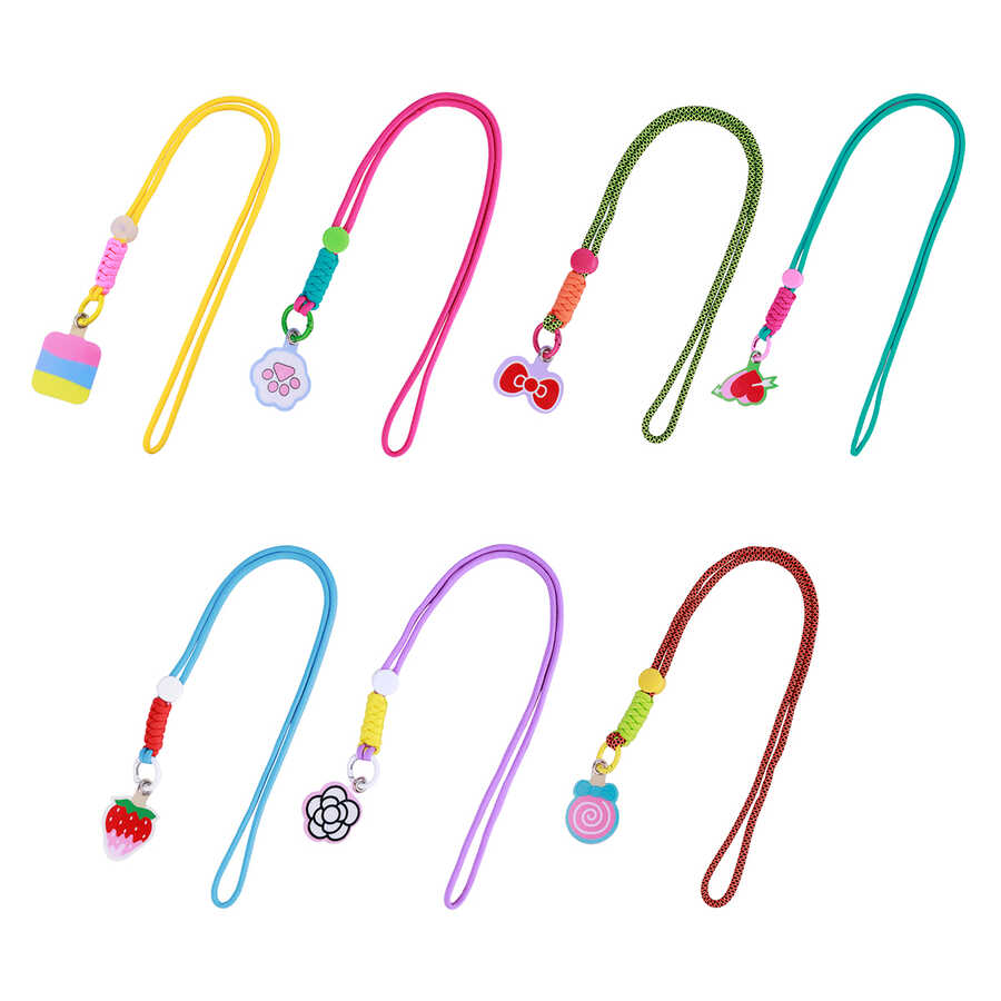 Zore 130 cm Cep Telefonu Kumaş Halat İp Kalp