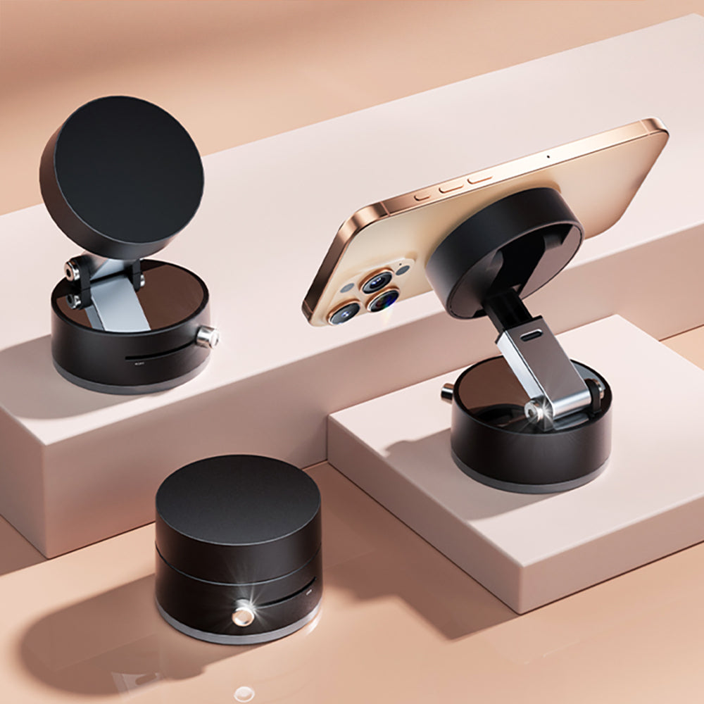 Zore A2 Vakum Özellikli 360 Derece Dönebilen Magnetik Telefon Tutucu Beyaz