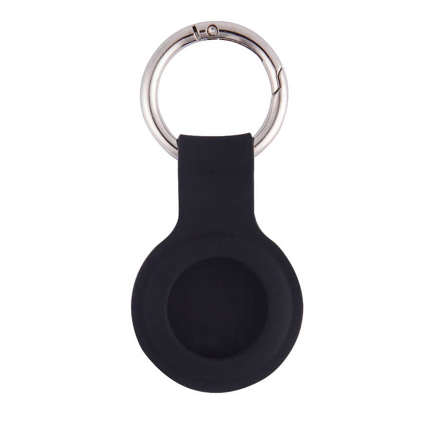 Zore Airtag 01 Silikon Anahtarlık Siyah