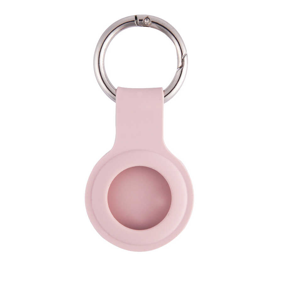 Zore Airtag 01 Silikon Anahtarlık Açık Mor