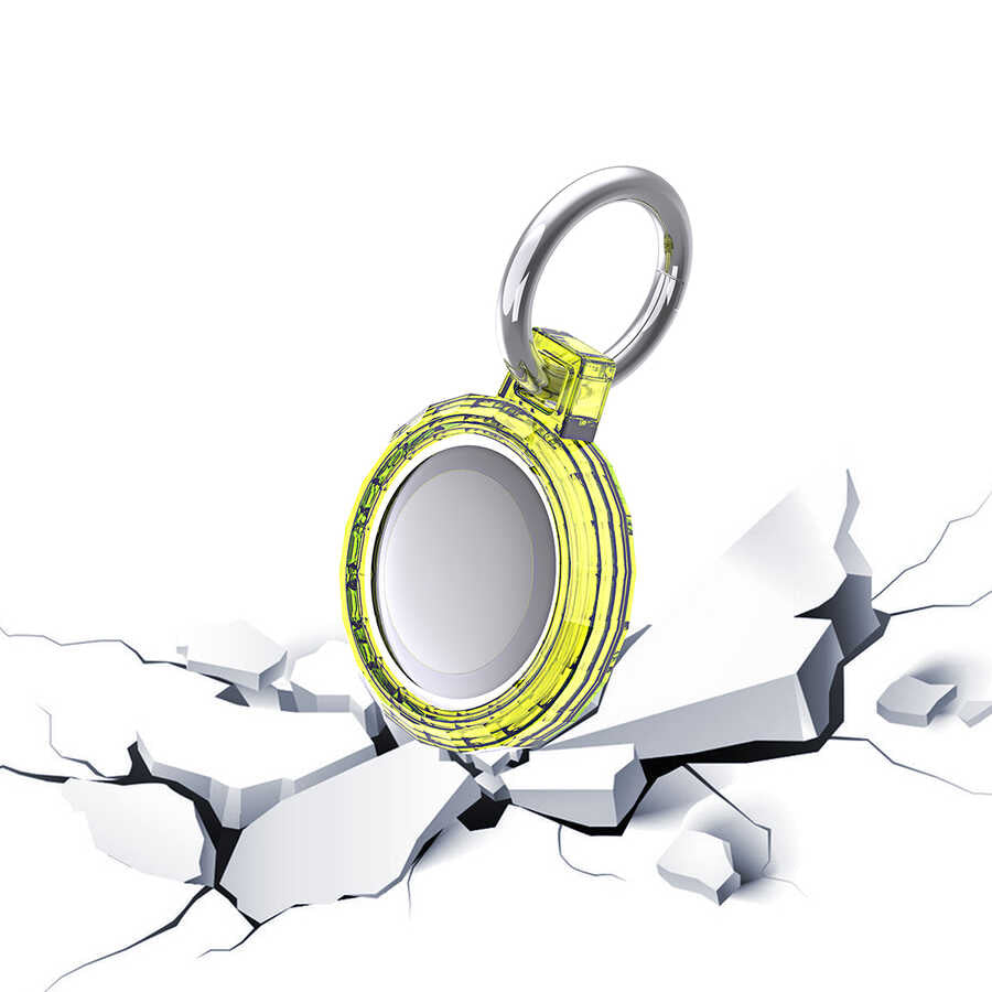 Zore Airtag 04 Silikon Anahtarlık Mavi