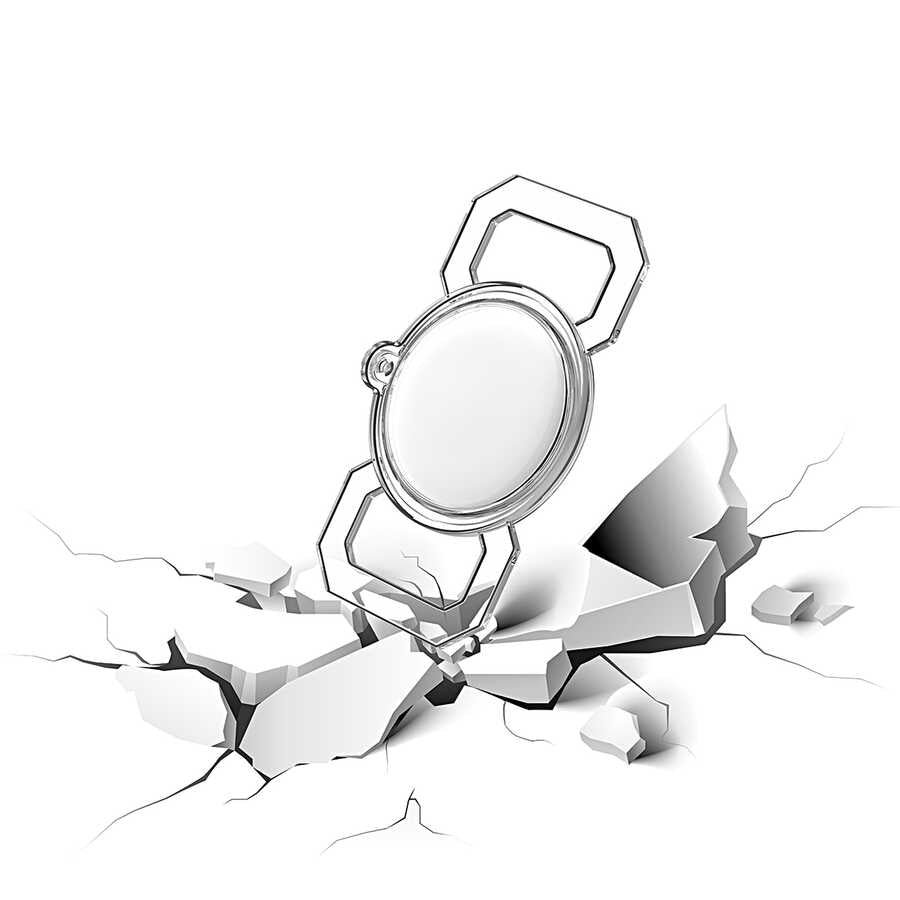 Zore Airtag 06 Silikon Anahtarlık Siyah