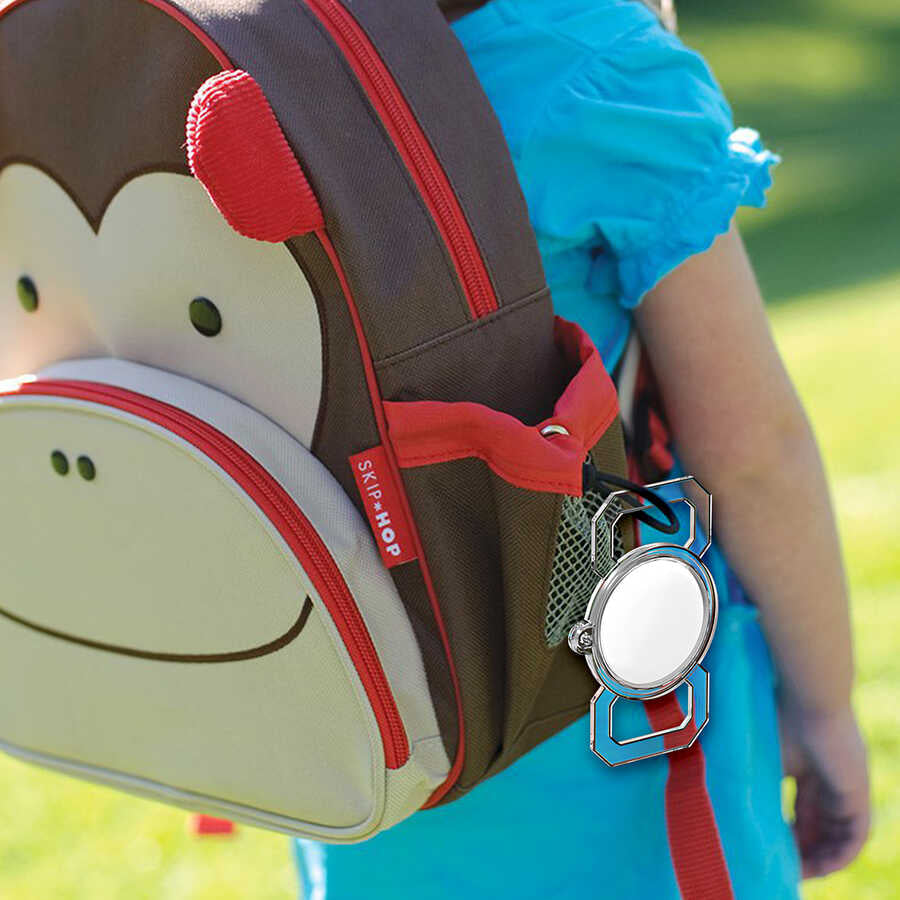 Zore Airtag 06 Silikon Anahtarlık Siyah