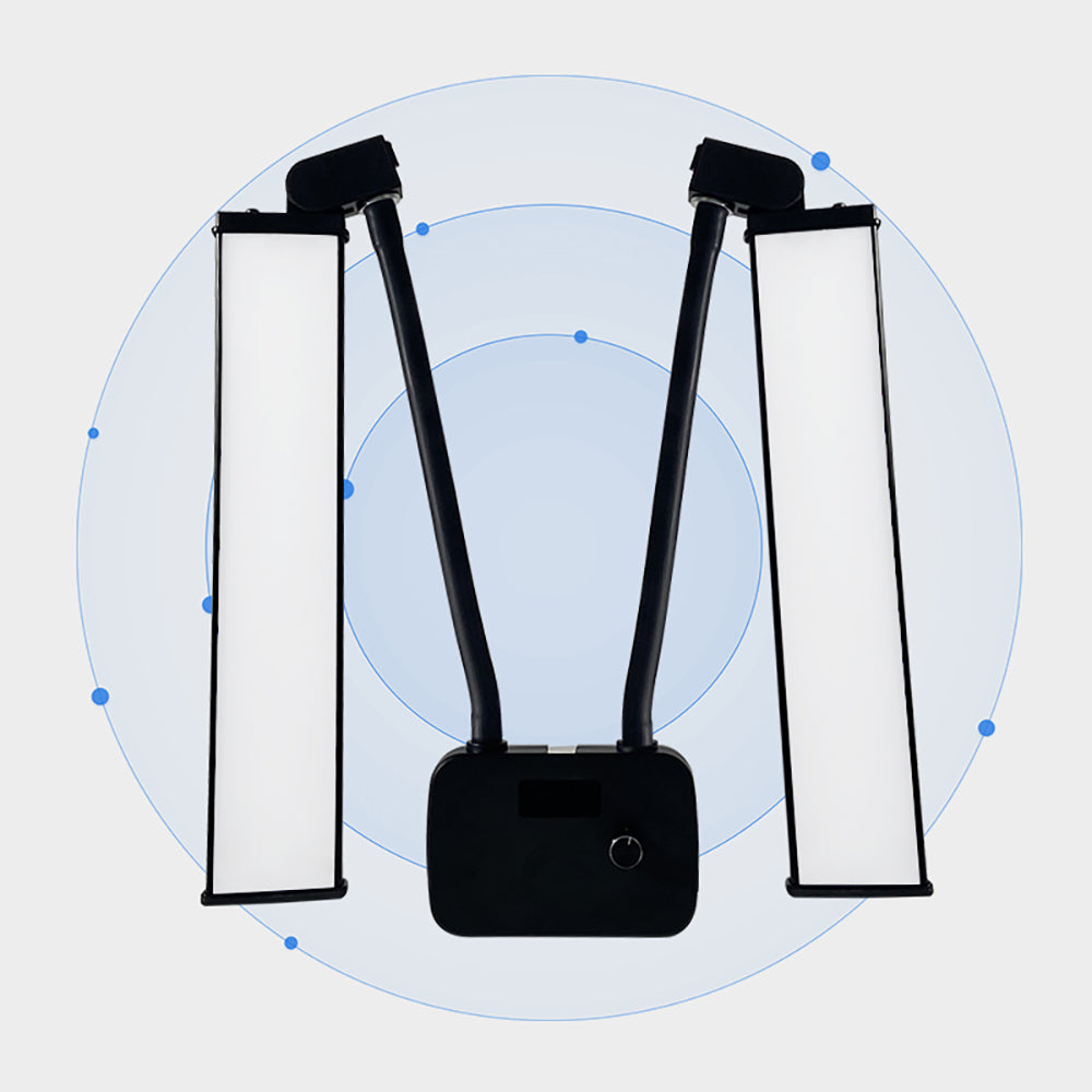 Zore AL45X Işıklı Telefon Tutucu Ring Light Siyah