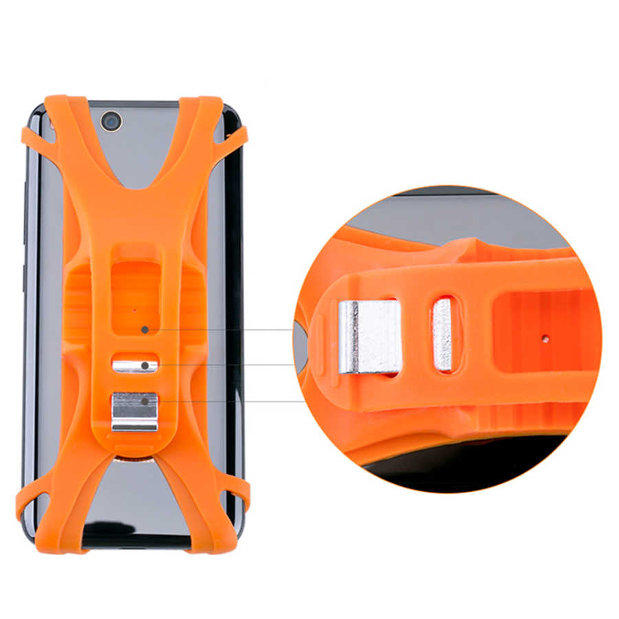 Zore BH-01 Bisiklet Telefon Tutucu Turuncu