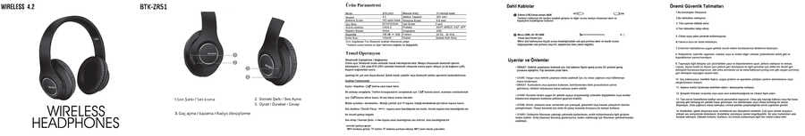 Zore BTK-ZR51 Bluetooth Kulaklık Kırmızı