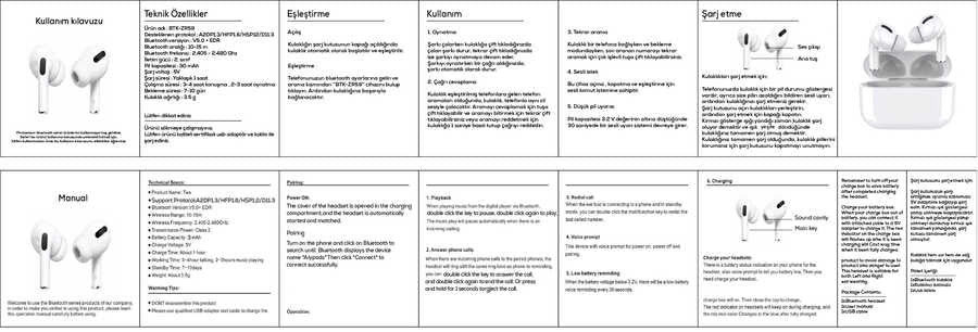Zore BTK-ZR59 Space Serisi Bluetooth Kulaklık Beyaz