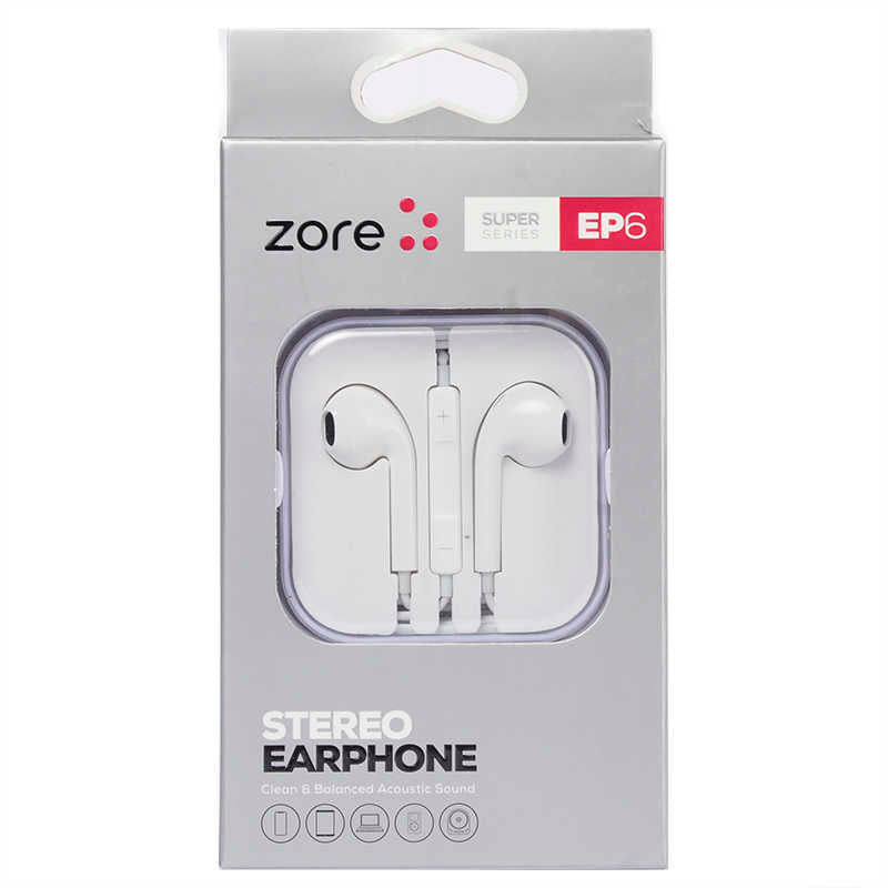 Zore EP6 Süper Seri 3.5mm Kulaklık Beyaz