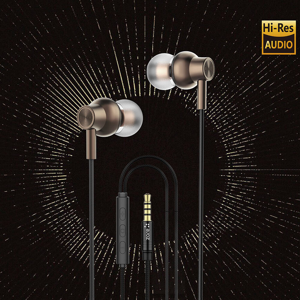 Zore ER-10 SQ Surround 3D Hi-Res Magnetik Özellikli 3.5mm Kablolu Kulak İçi Kulaklık Siyah