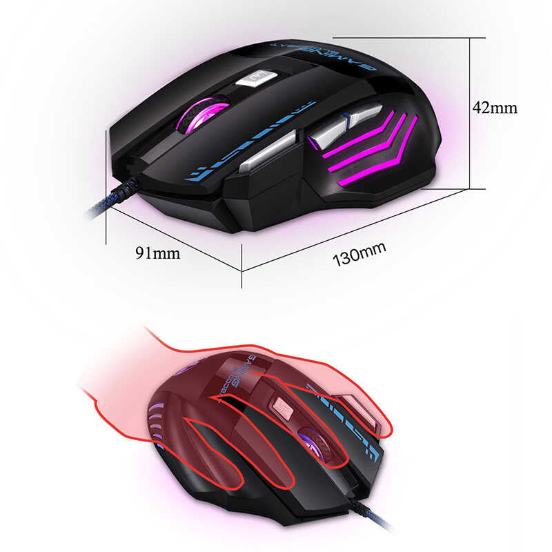 Zore GM02 Oyuncu Mouse Siyah