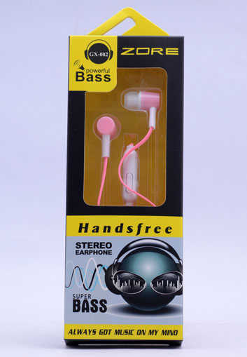Zore GX-082 Mp3 Stereo Kulaklık Pembe