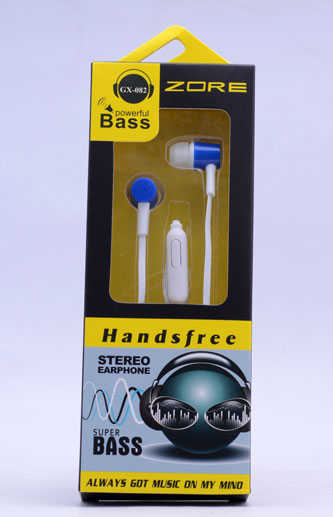 Zore GX-082 Mp3 Stereo Kulaklık Mavi