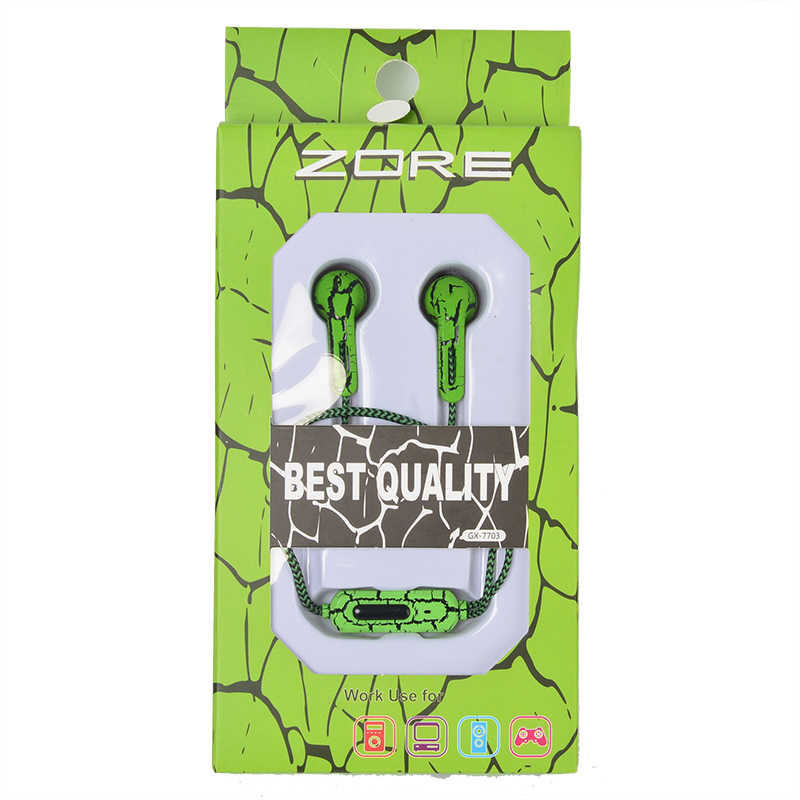 Zore GX-7703 Stereo Mp3 Kulaklık Yeşil