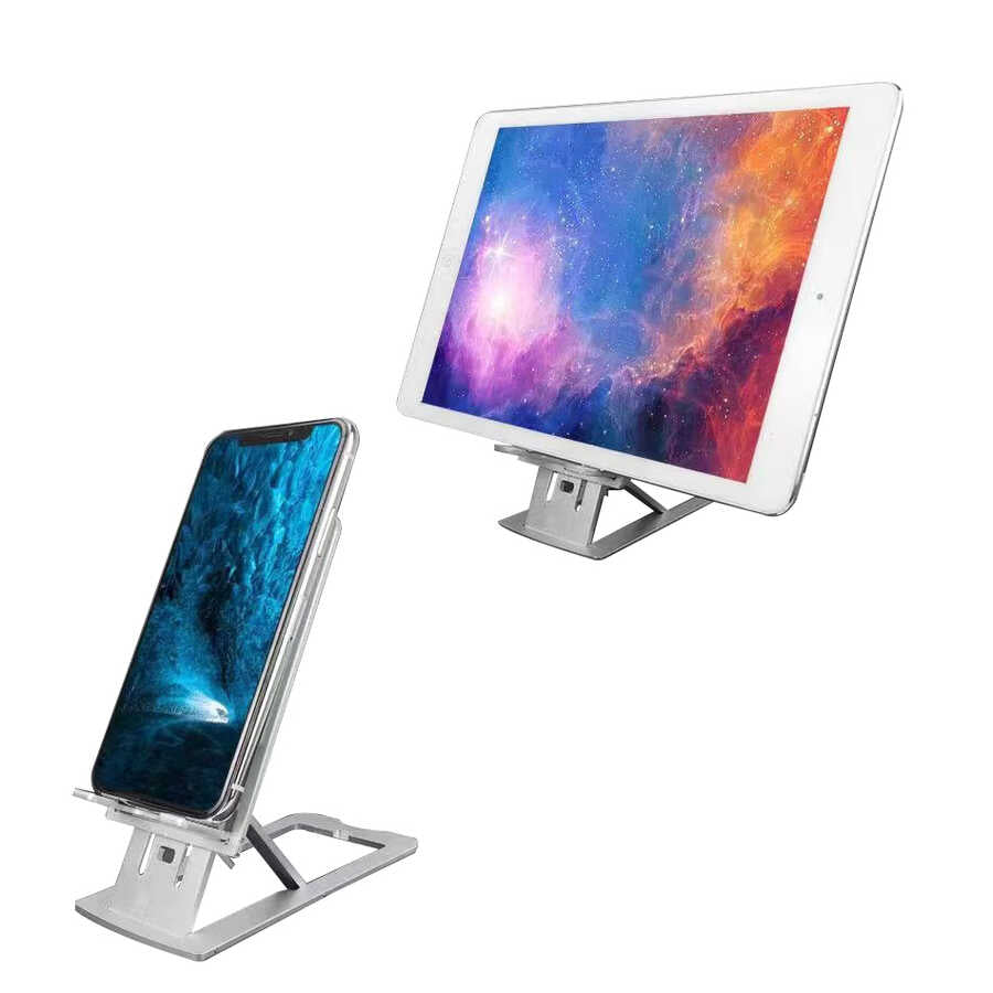 Zore H2 Tablet Telefon Standı Gümüş