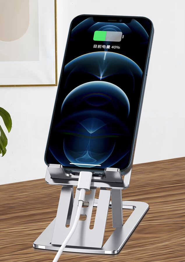 Zore H8 Orjinal Tablet Telefon Standı Gümüş