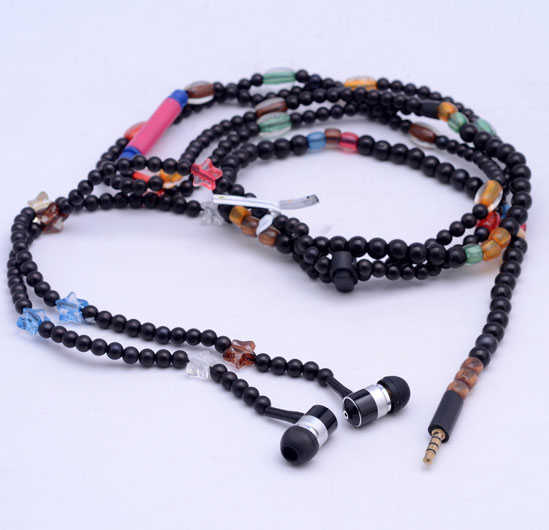 Zore inci Taşlı Mp3 Stereo Kulaklık Siyah