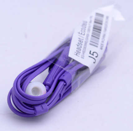 Zore J5 Mp3 Stereo Kulaklık Mor