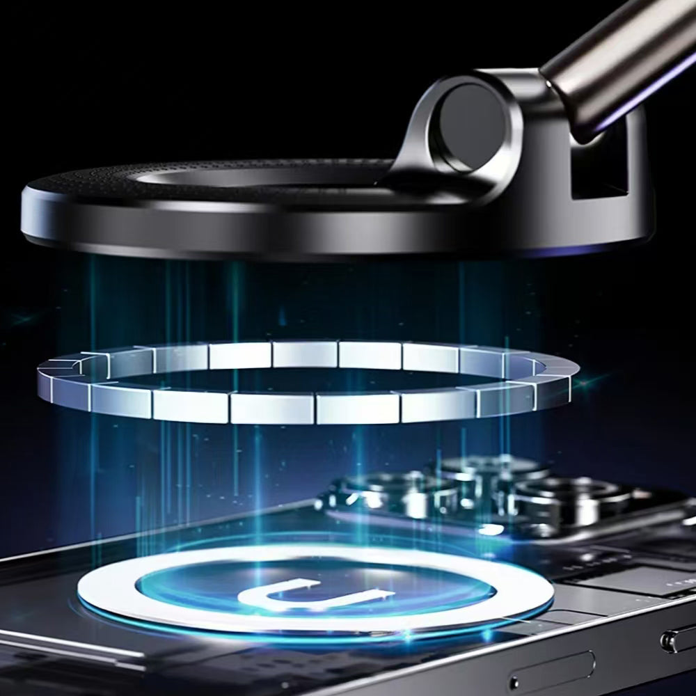 Zore K007 360 Derece Dönebilen Vakum Özellikli Magnetik Telefon Tutucu Beyaz