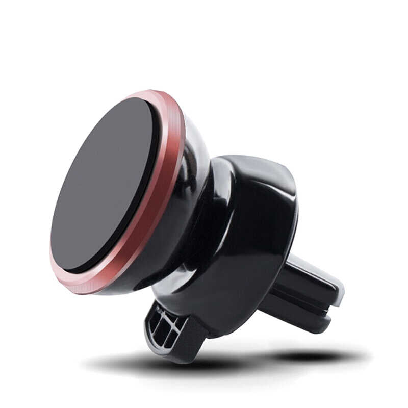 Zore K10 Magnetic Air Vent Araç Telefon Tutucu Rose Gold