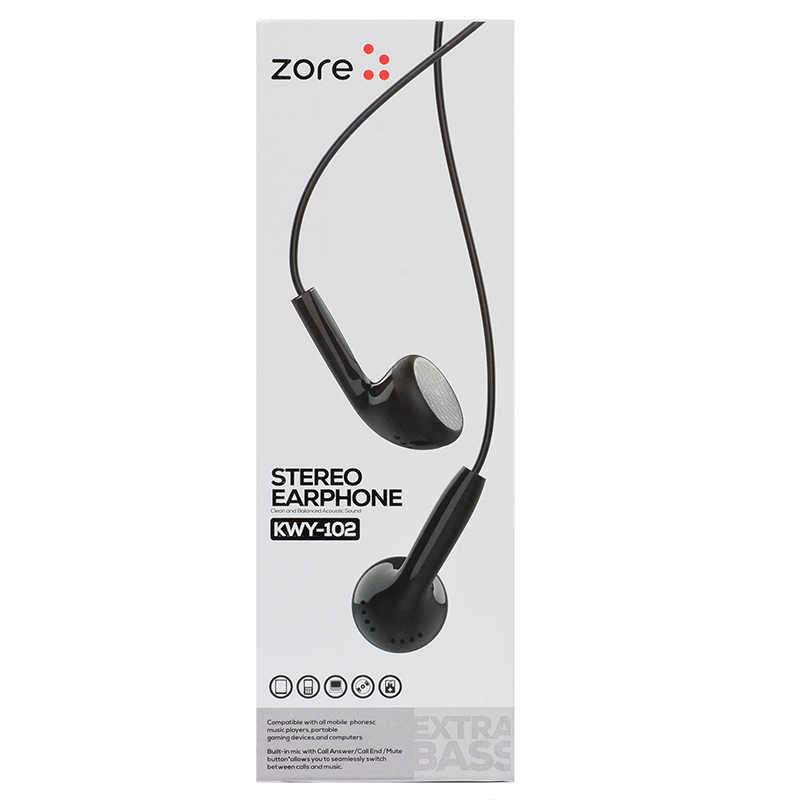 Zore KWY 102 Stereo Kulaklık Kırmızı
