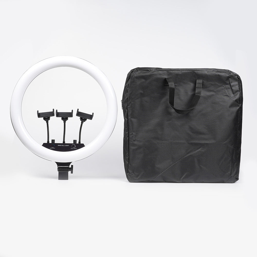 Zore MJ-56 Uzaktan Kumandalı 21 inç Işıklı Telefon Tutucu Ring Light Siyah