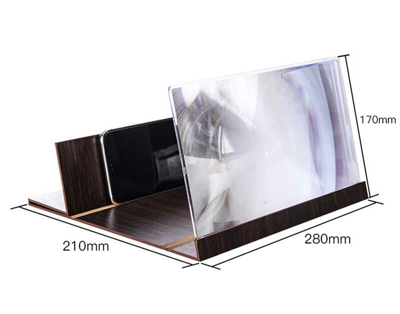 Zore MRC-01 Mercekli Telefon Standı Kahverengi