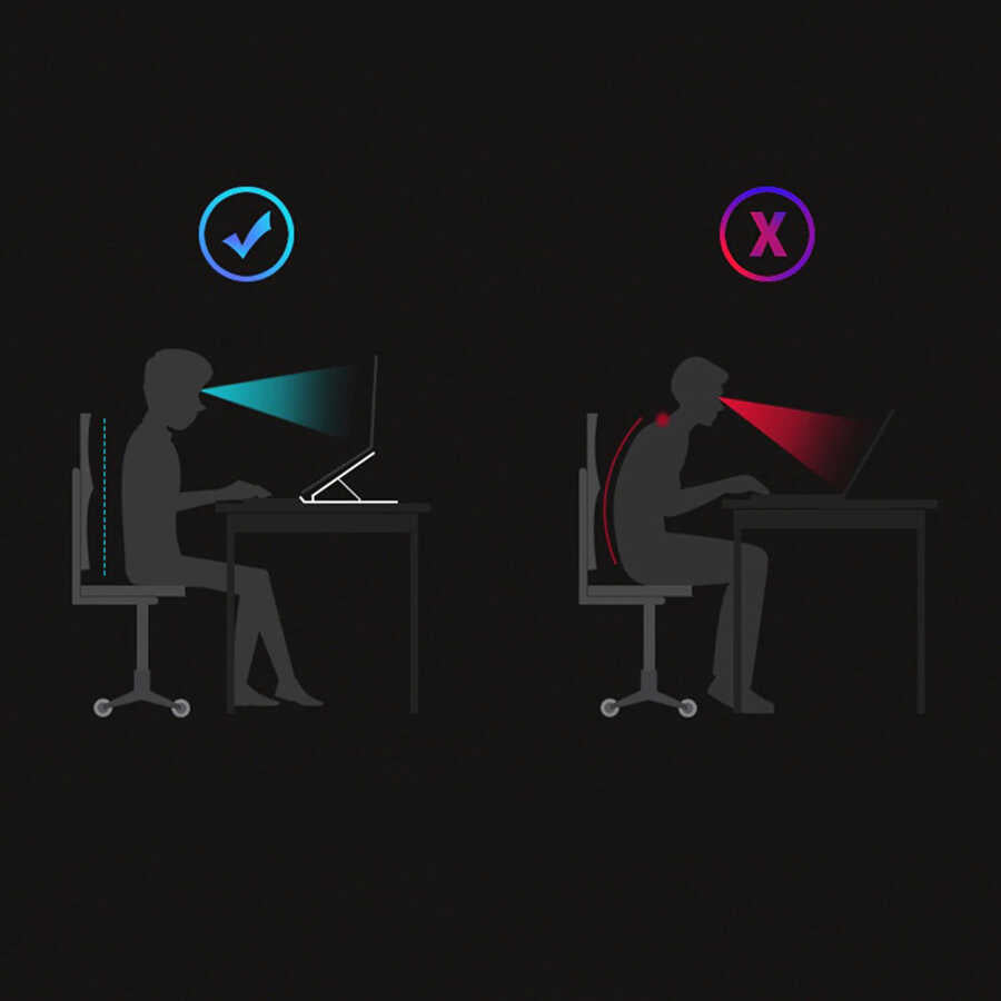 Zore MS-10 Mini Tablet - Telefon Standı Siyah