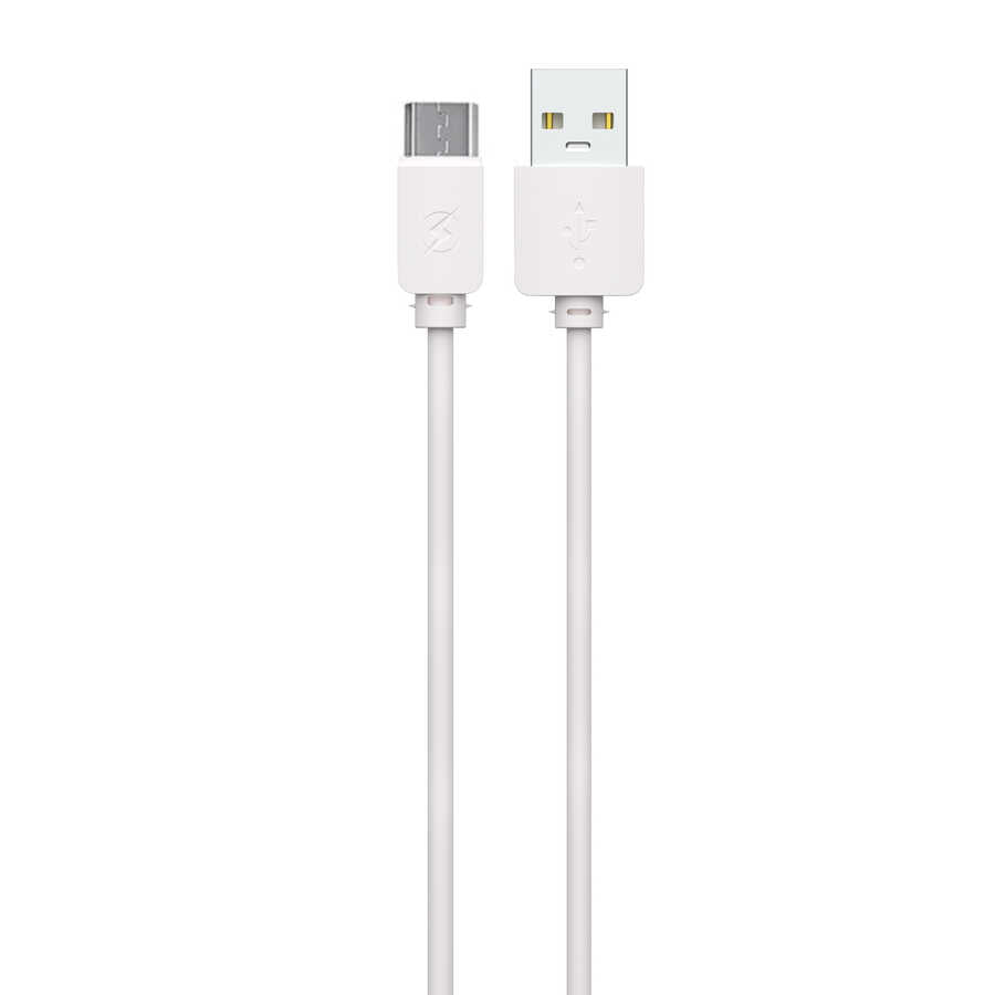 Zore Ofset Serisi ZCS-01 Micro 2 in 1 Ev Şarj Seti 2.1A Beyaz
