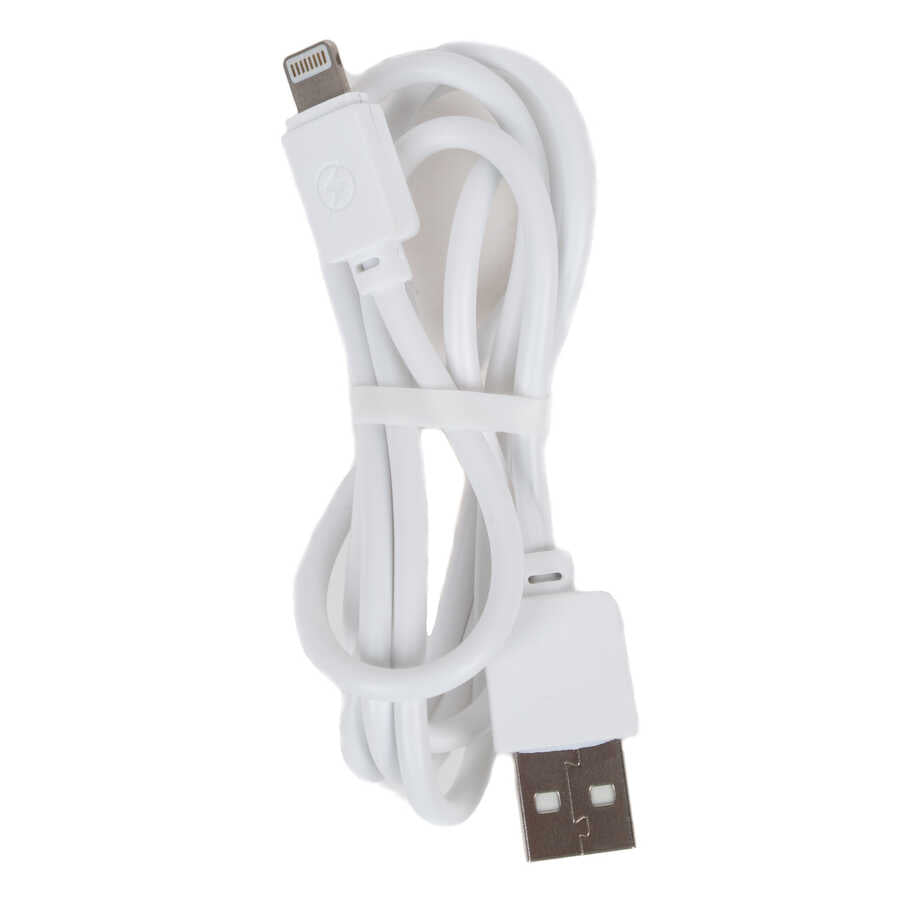 Zore Ofset Serisi ZCS-02 Lightning 2 in 1 Ev Şarj Seti 2.1A Beyaz