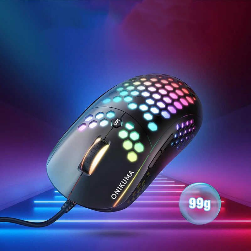 Zore Onikuma CW903 RGB Oyuncu Mouse Siyah