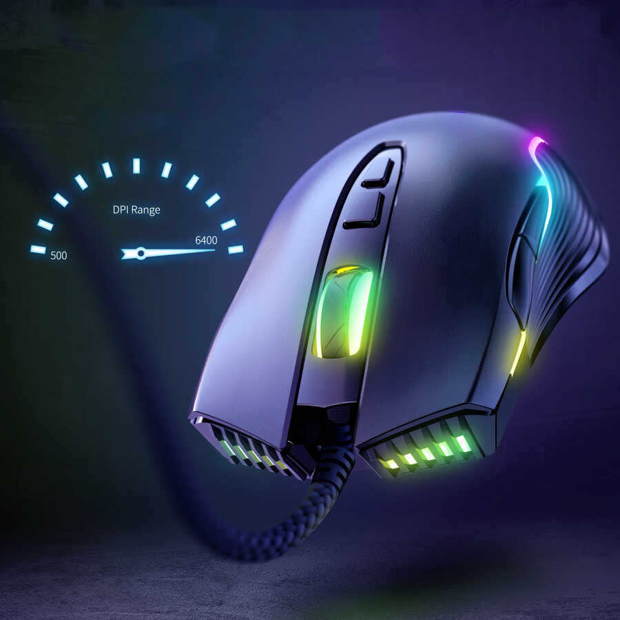 Zore Onikuma CW905 RGB Oyuncu Mouse Siyah