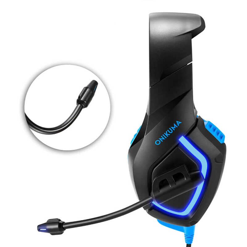 Zore Onikuma K1B Oyuncu Kulaklığı 3.5mm Siyah-Kırmızı