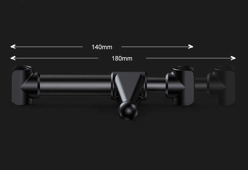 Zore PB-45 Araç Telefon Tablet Tutucu Siyah