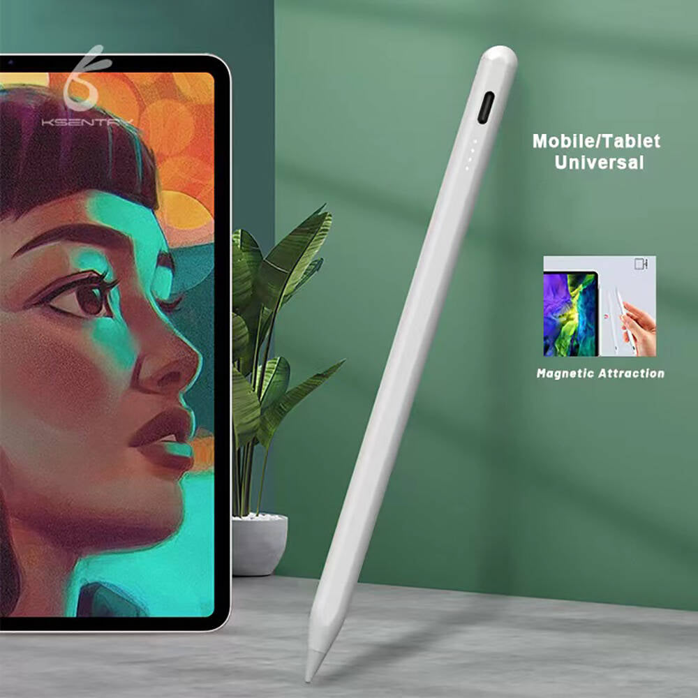 Zore Pencil 16 Active Stylus iPad Dokunmatik Kalem Beyaz