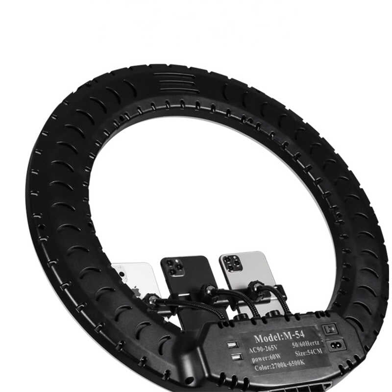 Zore RL-21 Işıklı Telefon Tutucu Ring Light Siyah