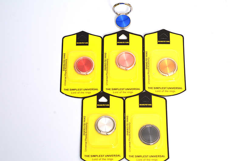 Zore RNG-08 Ring Telefon Yüzük Tutucu Aparat Siyah