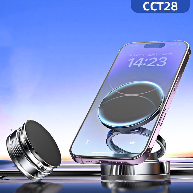 Zore T28 Vacuum Featured 360 Degree Rotating Magnetic Phone Holder White