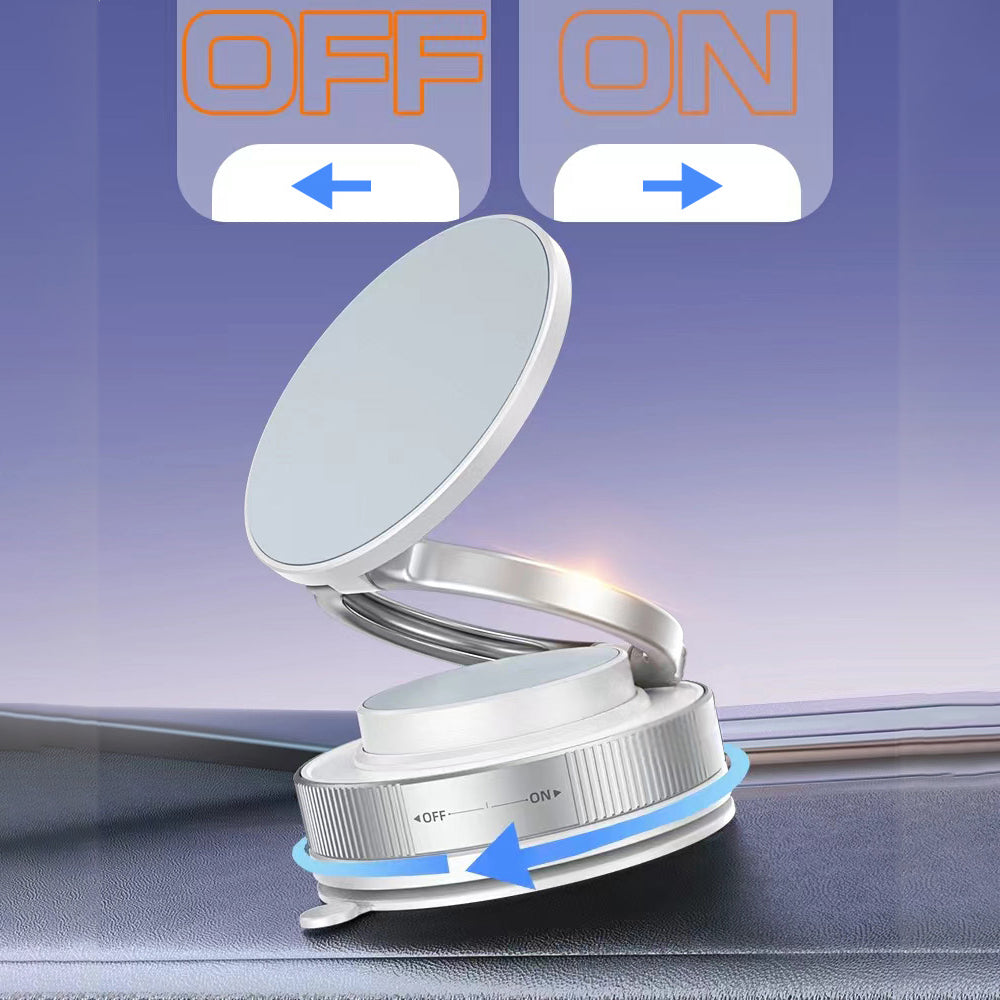 Zore T28 Vacuum Featured 360 Degree Rotating Magnetic Phone Holder White