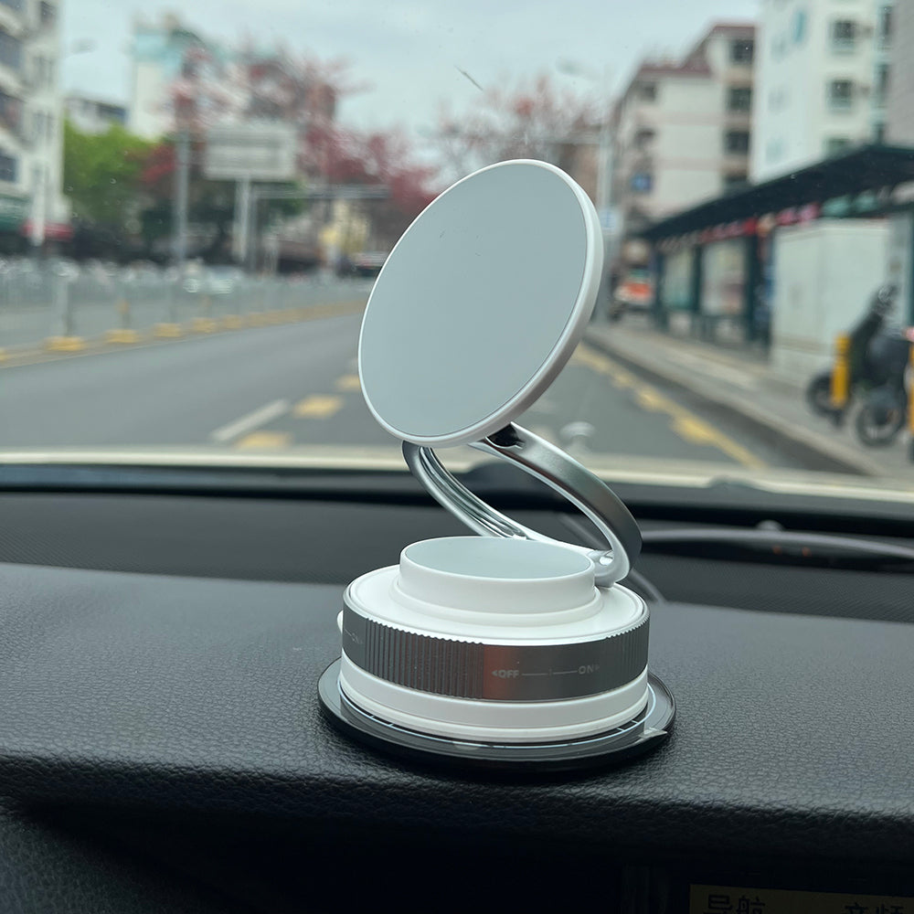 Zore T28 Vacuum Featured 360 Degree Rotating Magnetic Phone Holder White