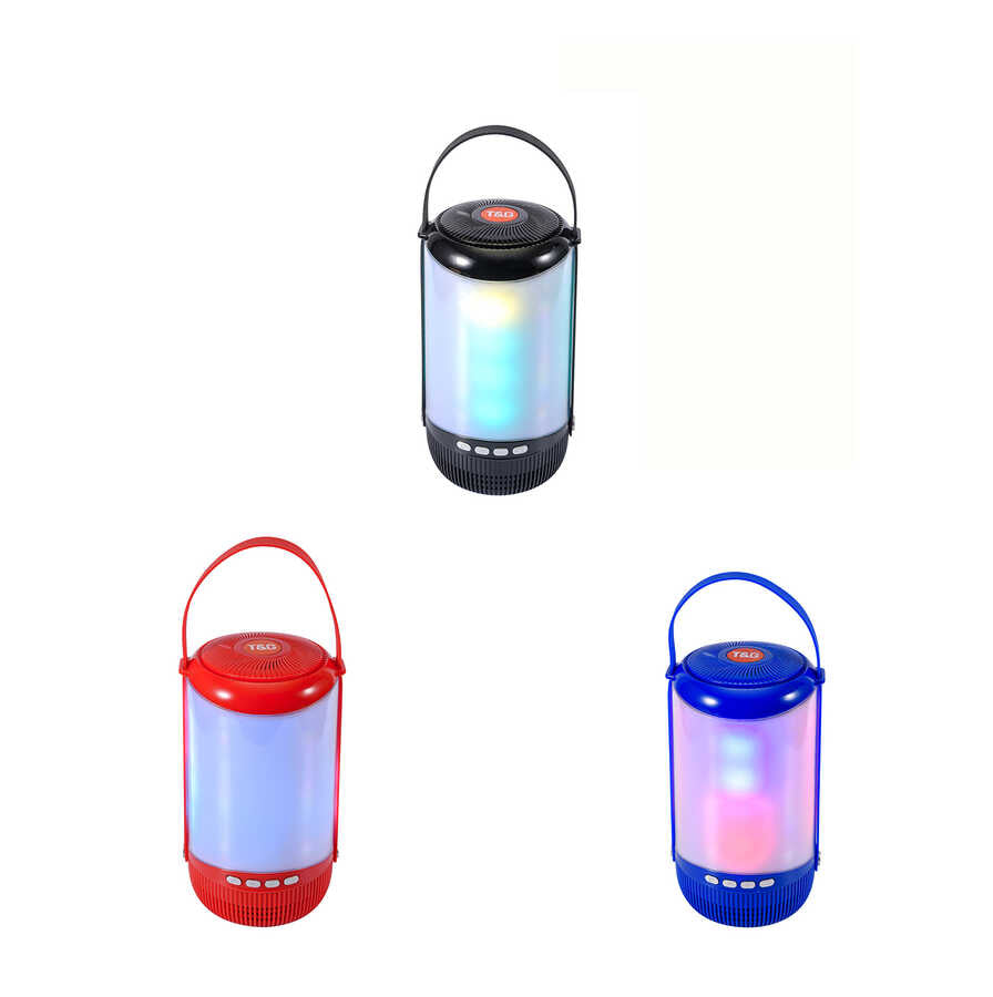 Zore TG-606 Bluetooth Speaker Hoparlör Kırmızı