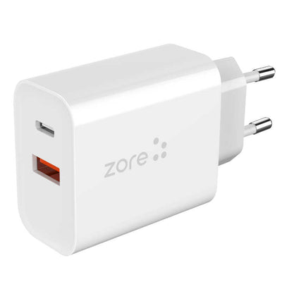 Zore XMac Serisi X4 22W Seyahat Şarj Başlığı Beyaz