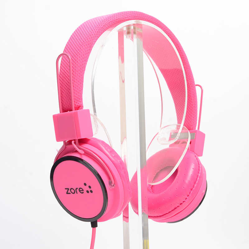 Zore Y-6338 MP3 3.5mm Kulaklık Pembe