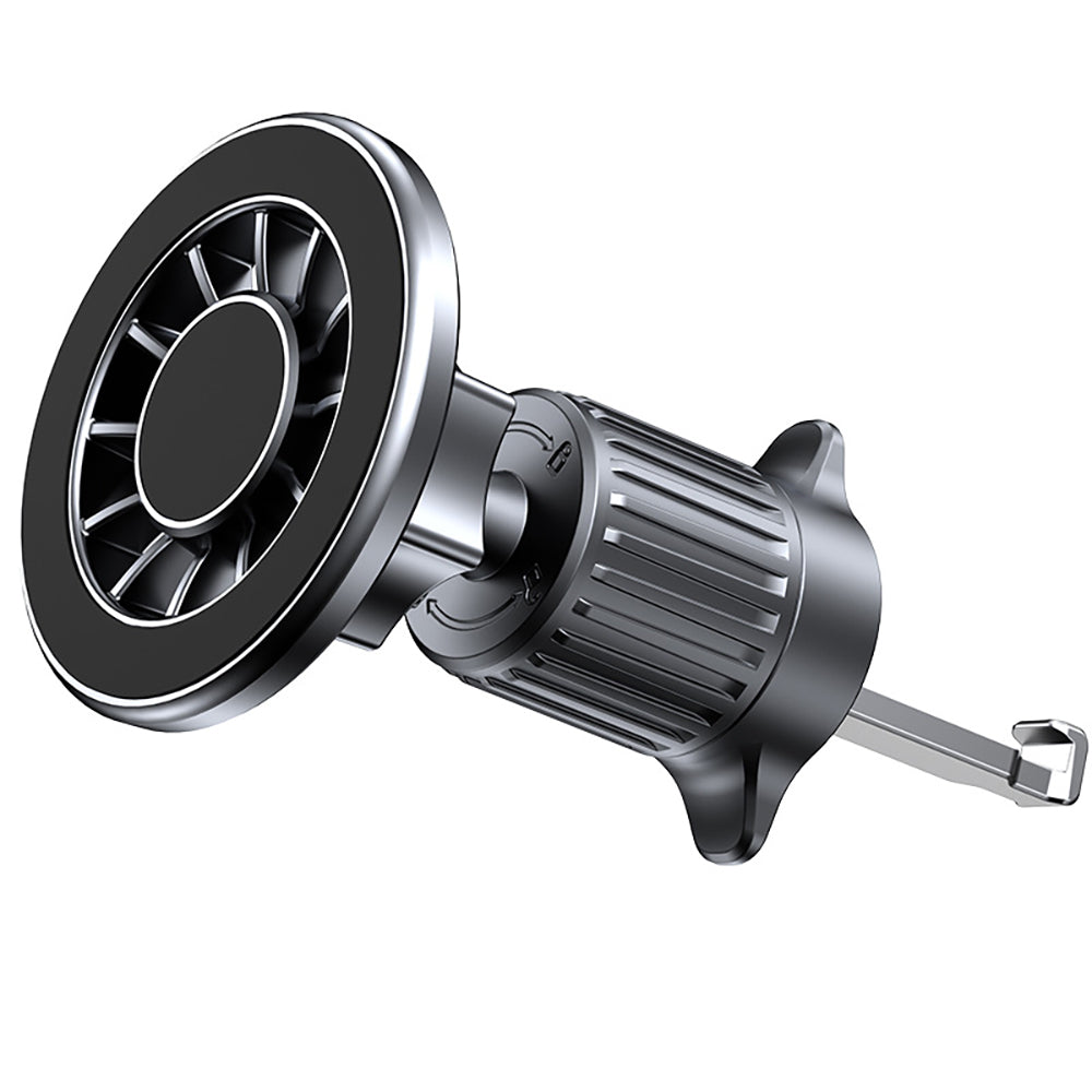 Zore YC-19 Magnetic 360 Degree Rotating Head Phone Holder Ventilation Design Black