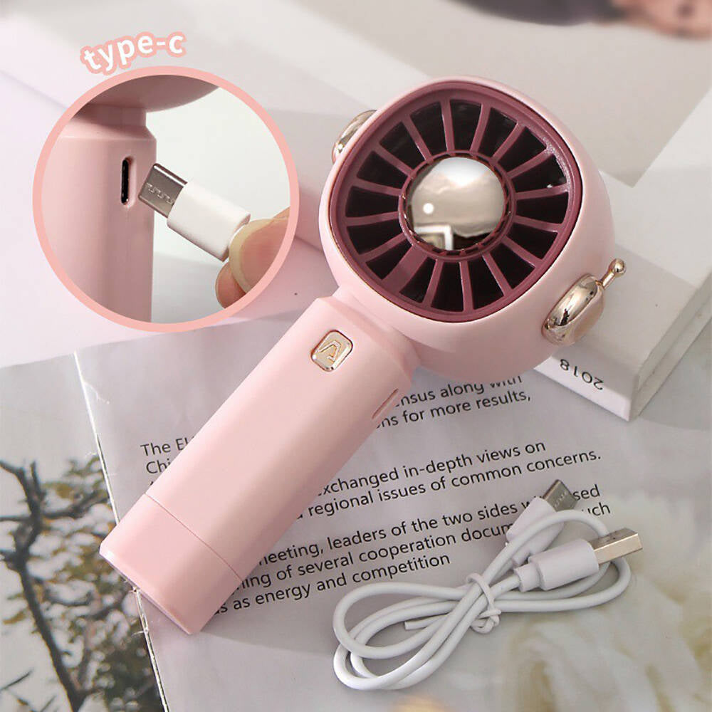 Zore ZB102 Mini Fan Portable Cooling Fan Pink