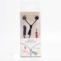 Zore Zipper Fermuar 3.5mm Kulaklık Beyaz